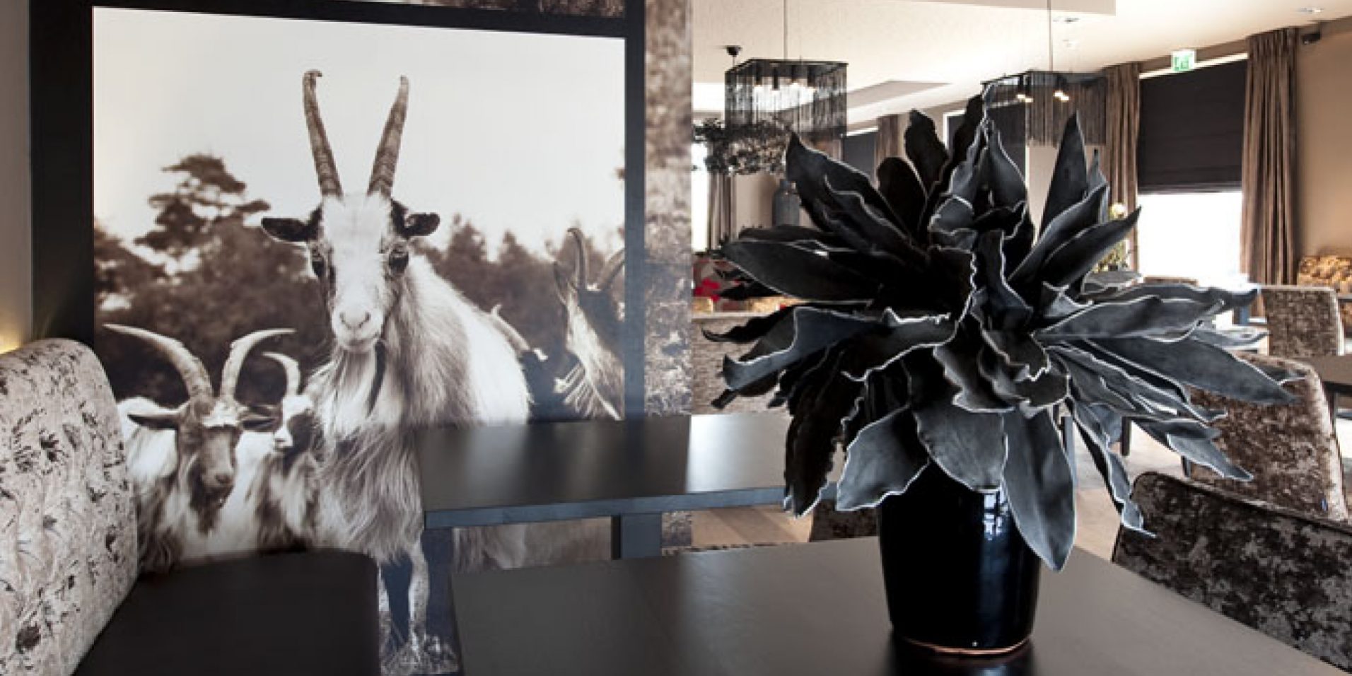 fotobehang restaurant