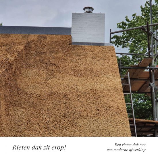 rieten dak met moderne afwerking