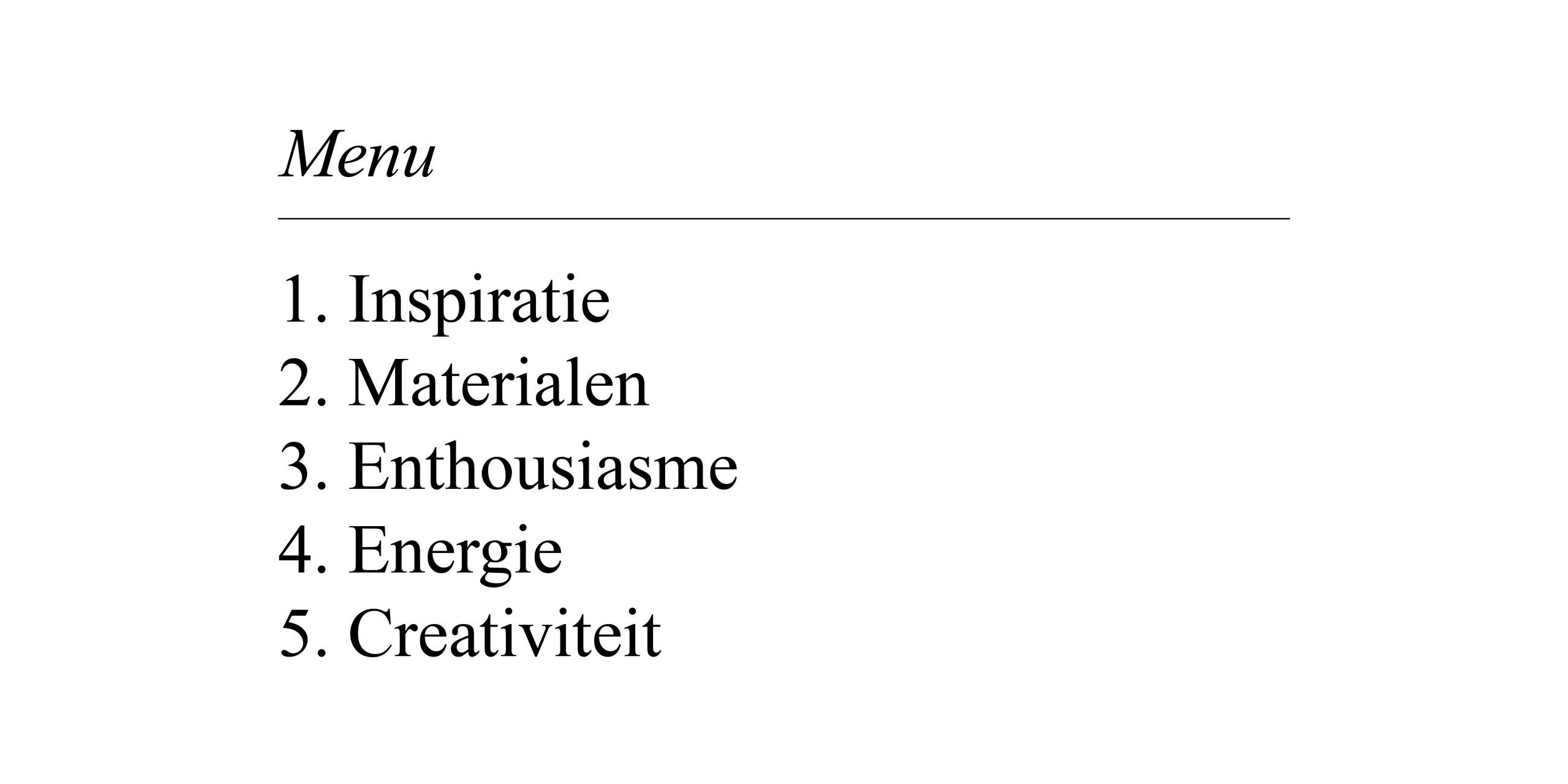 Werkwijze Ontwerpers